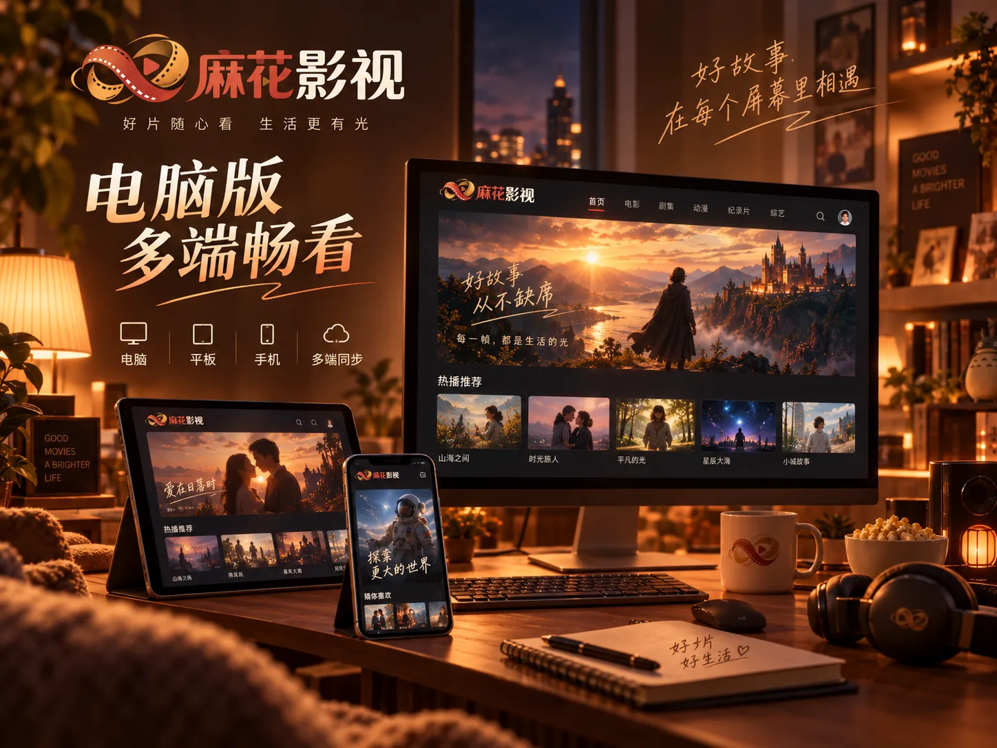 麻花影视多设备浏览说明
